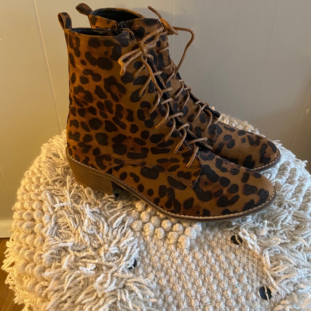 Leopard Boots